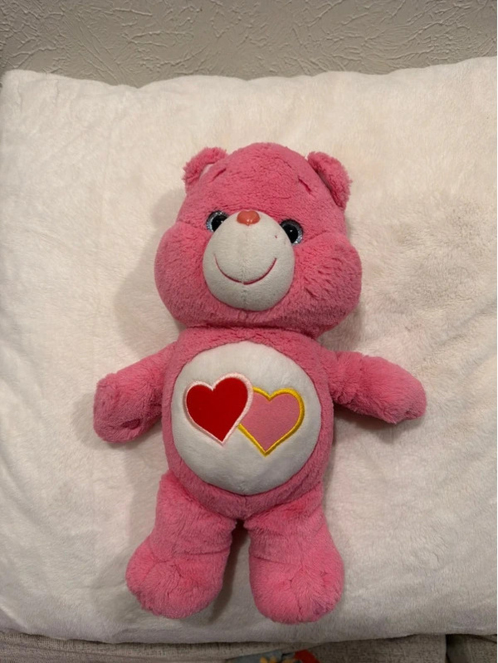 Love A Lot Care Bear Pink Heart 2017 14”